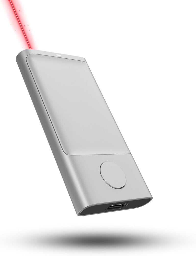 Cheerdots CheerTok Enhanced Design Bluetooth Touchpad Air Mouse Presentation Clicker, Wireless Presentation Remote with Red Laser Pointer for iPad, iPhone, Androids, Tablets, Mac, Windows - Image 1